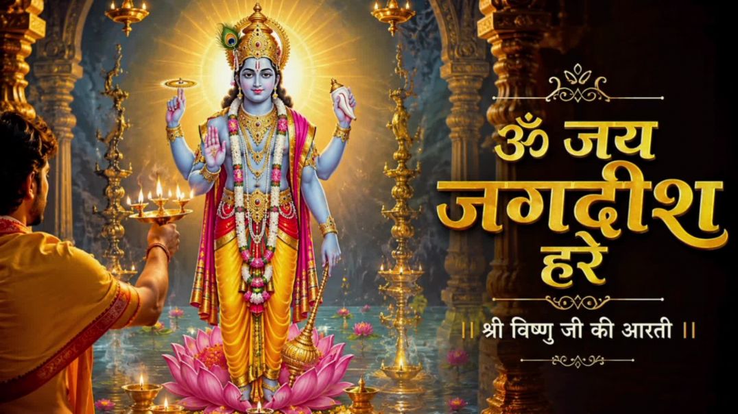 ⁣ॐ जय जगदीश हरे, स्वामी जय जगदीश हरे...आरती