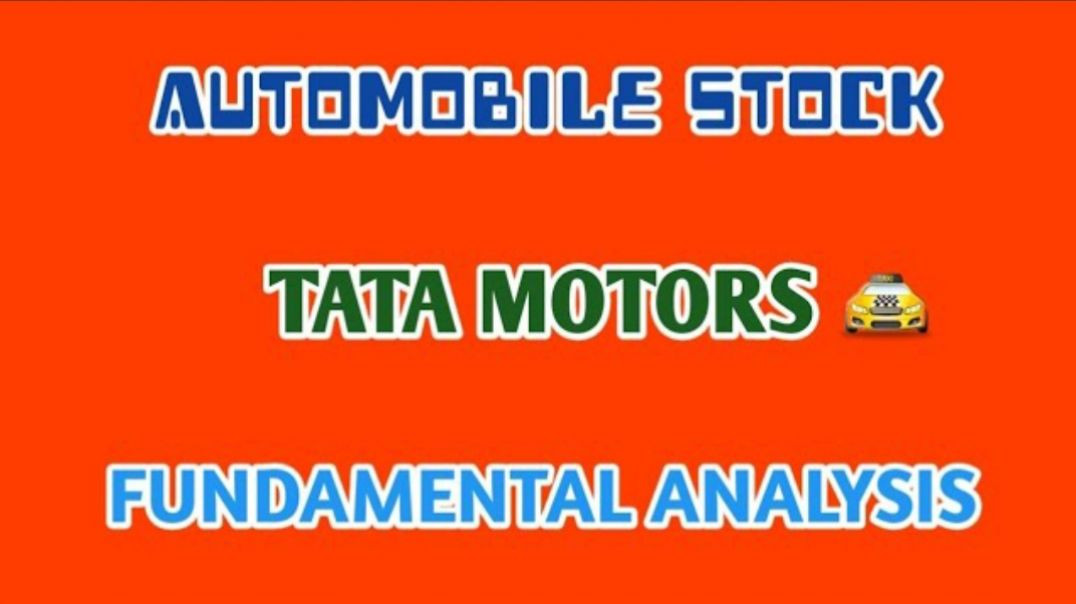 ⁣TATA MOTORS FUNDAMENTAL ANALYSIS💥TATA MOTORS SHARE🔴FUNDAMENTAL ANALYSIS @ STOCK MARKET PLANNER