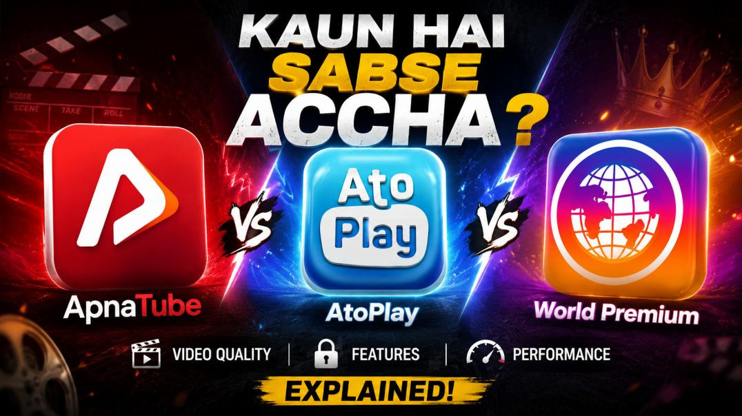 ⁣ApnaTube vs AtoPlay vs World Premium 🔥 Kaun Hai Sabse Best?  Comparison 2026 #shanukasafar