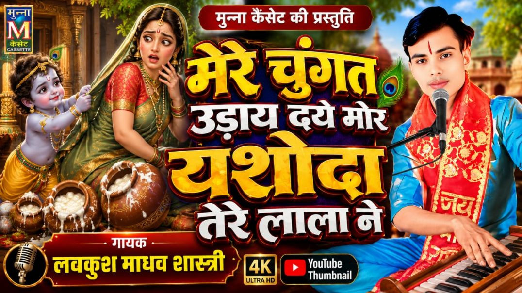 ⁣मेरे चुंगत उड़ाय दये मोर गायक लवकुश माधव शास्त्री