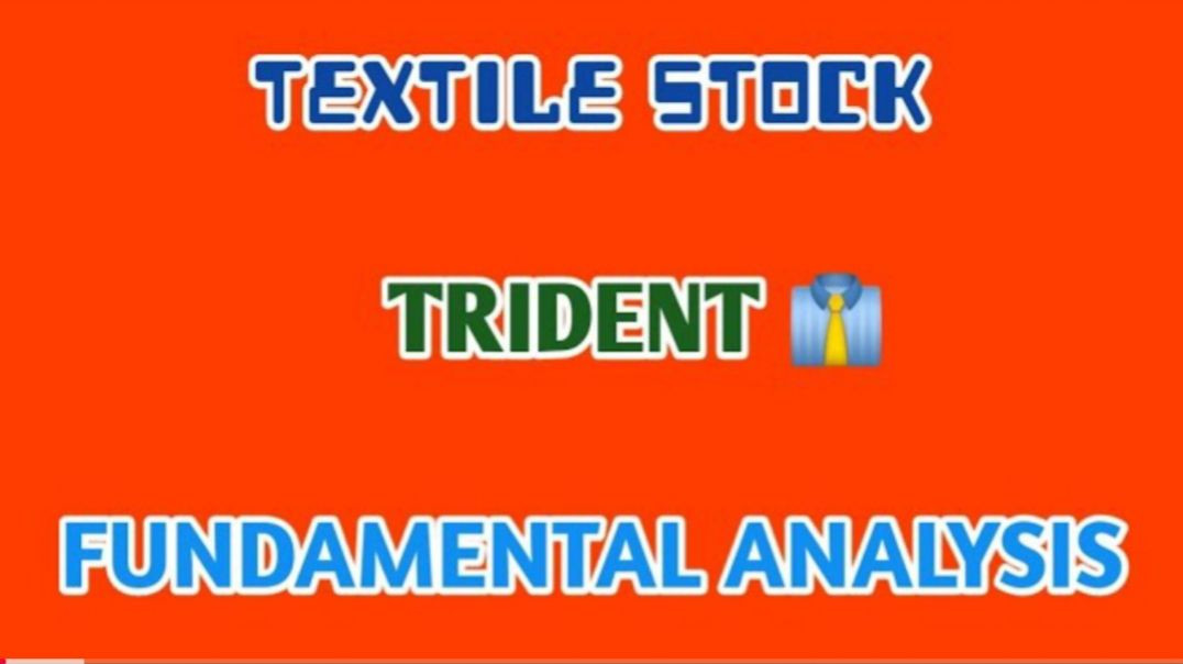 ⁣TRIDENT FUNDAMENTAL ANALYSIS🔴TRIDENT💥FUNDAMENTAL ANALYSIS @ STOCK MARKET PLANNER