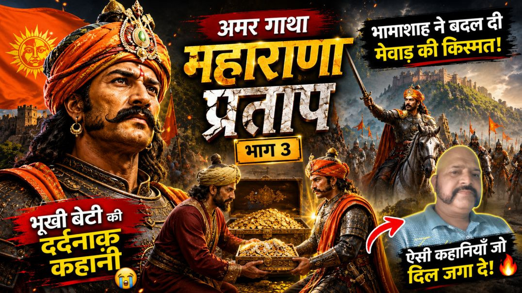 ⁣अमर गाथा महाराणा प्रताप भाग 3 | भामाशाह का बलिदान | Maharana Pratap Story Part 3 | Hindi Kahani