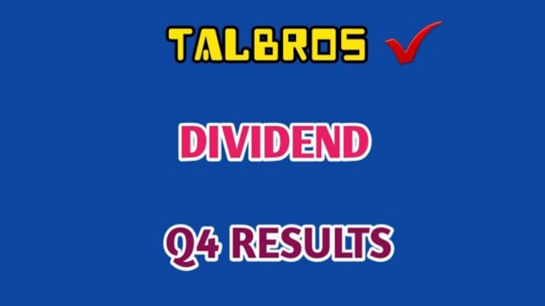 ⁣TALBROS AUTO Q4 RESULT🔴TALBROS AUTO🔷️Q4 RESULT⚡DIVIDEND🍀STOCK MARKET @ STOCK MARKET PLANNER