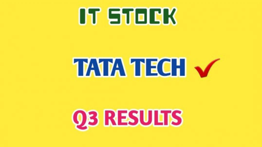 ⁣TATA TECHNOLOGIES Q3 RESULTS💥TATA TECHNOLOGIES🔥Q3 RESULTS @ STOCK MARKET PLANNER