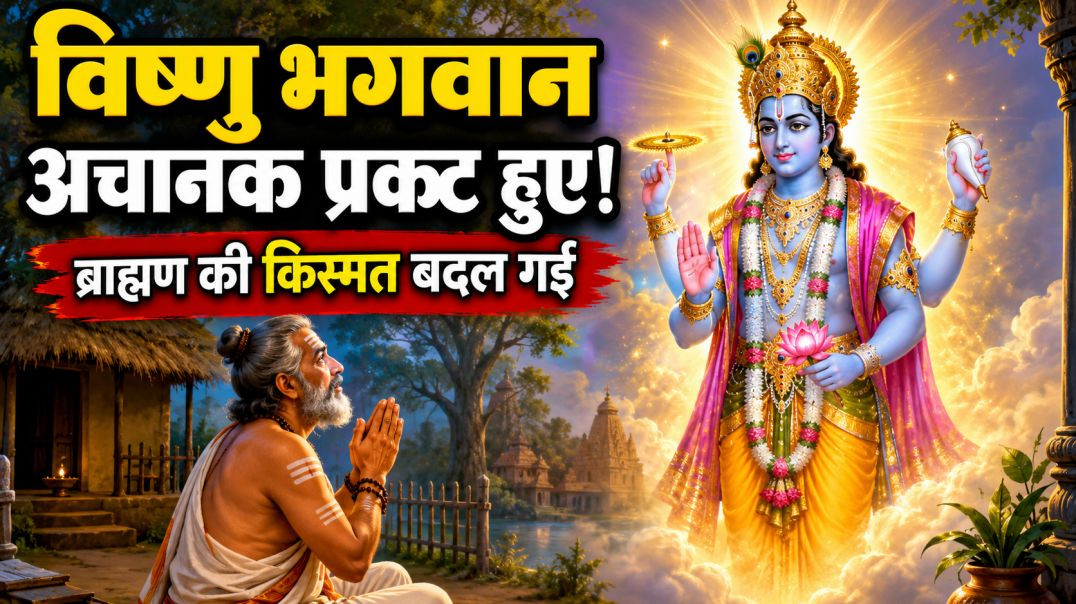 ⁣ब्राह्मण ने भगवान विष्णु से मांगा ऐसा वरदान, फिर जो हुआ देखकर सब दंग रह गए! | पौराणिक कहानी | Nikki