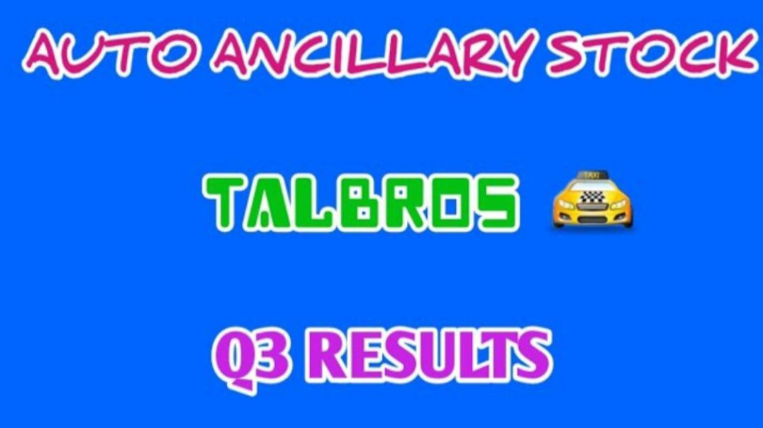 ⁣TALBROS AUTO SHARE🚖TALBROS AUTO Q3 RESULTS🚘Q3 RESULTS @ STOCK MARKET PLANNER (1)