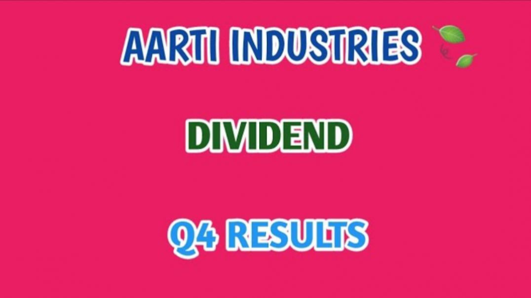 AARTI INDUSTRIES Q4 RESULTS🔴AARTI INDUSTRIES🔷️Q4 RESULTS⚡DIVIDEND✔STOCK MARKET @STOCK MARKET PLANNER