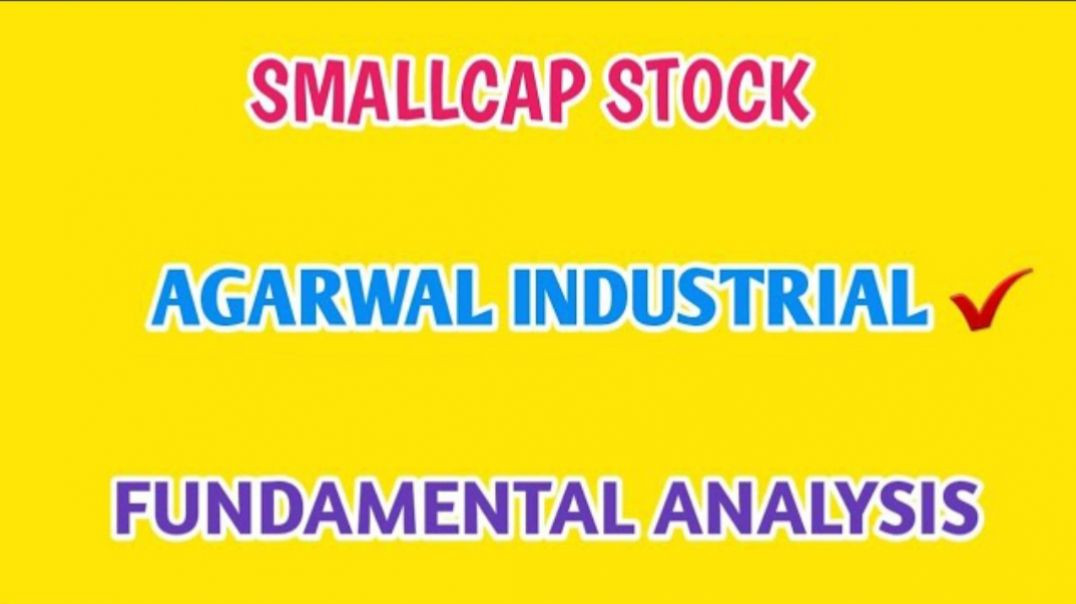 ⁣AGARWAL INDUSTRIAL FUNDAMENTALS🔴AGARWAL INDUSTRIAL SHARE⭕SMALLCAP STOCK @ STOCK MARKET PLANNER