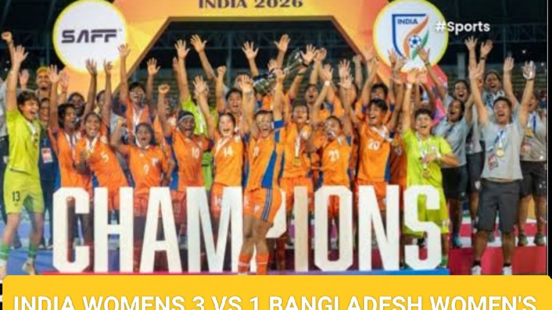 ⁣India 3 Vs 1 Bangladesh Football Match Highlights