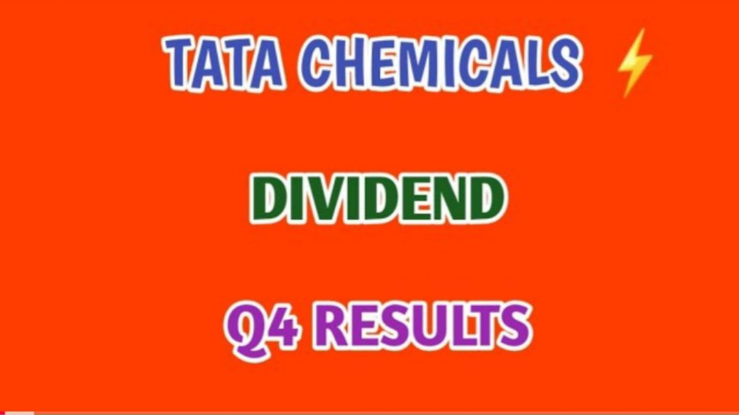 ⁣TATA CHEMICALS Q4 RESULTS 2025🔴TATA CHEMICALS💥Q4 RESULTS 2025🔷️DIVIDEND @ STOCK MARKET PLANNER