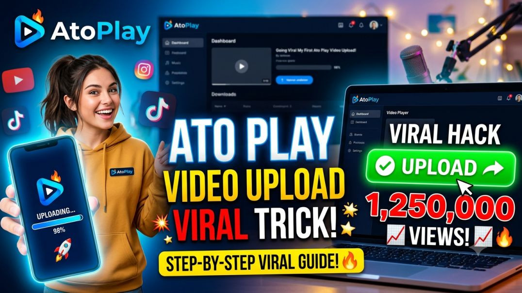 ⁣How To Upload Videos on AtoPlay to Go Viral! 🚀 (Secret Method)