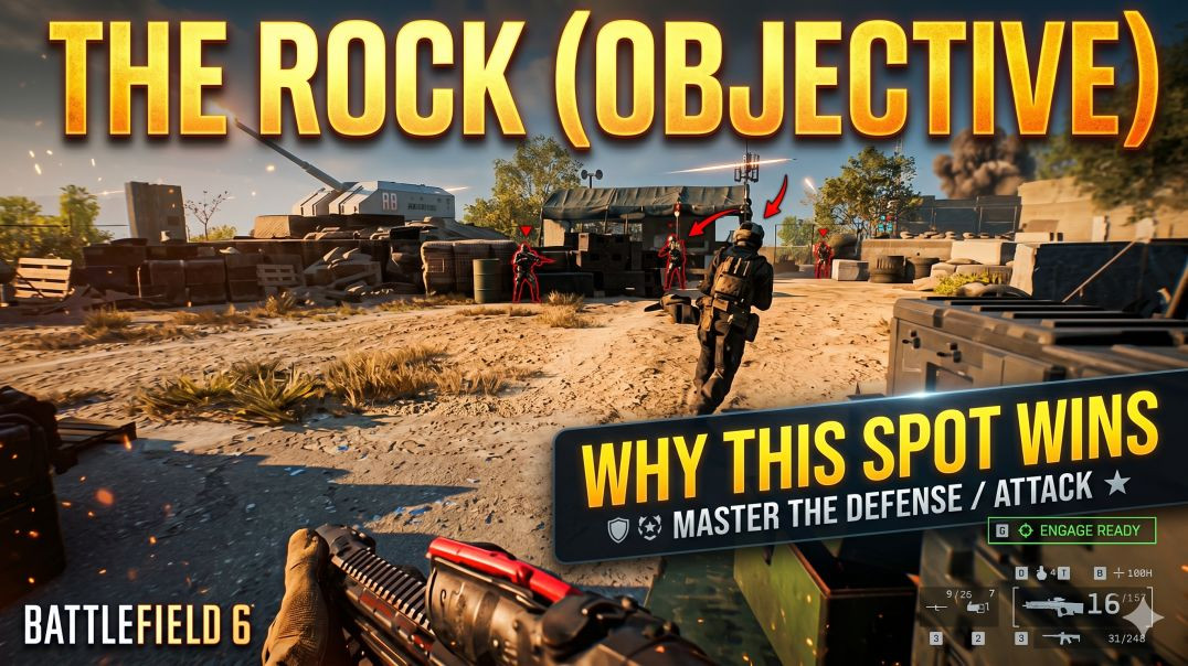 ⁣Battlefield 6 The Rock Gameplay | Intense Battlefield Action
