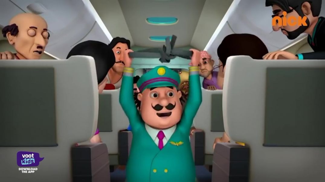 ⁣Motu Patlu _ मोटू पतलू S1 _ Motu Patlu Air Bus _ Episode 267 Part 2