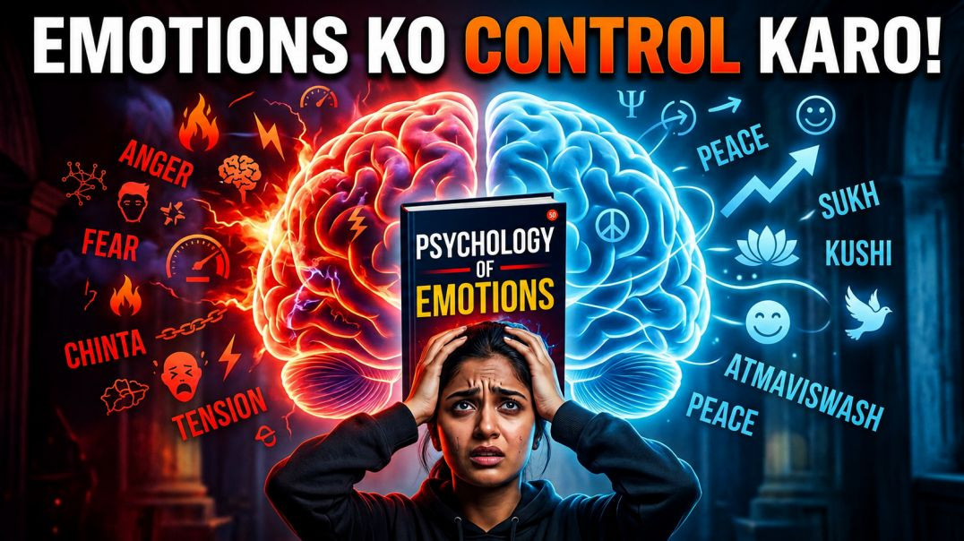 ⁣भावनाओं का रिमोट कंट्रोल खुद संभालें।(Book Summary)