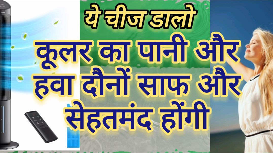 ⁣कूलर का पानी साफ ताजा और हवा शुद्ध के लिए करें ये उपाय