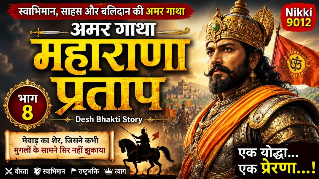 ⁣Amar Gatha Maharana Pratap Bhag 8 | Desh Bhakti Story | Emotional Story | Nikki 9012