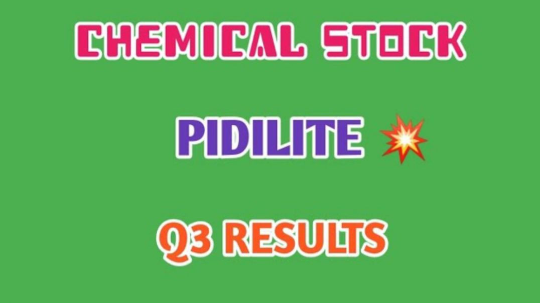 ⁣PIDILITE Q3 RESULTS 2025🔴PIDILITE INDUSTRIES💥Q3 RESULTS 2025 @ STOCK MARKET PLANNER