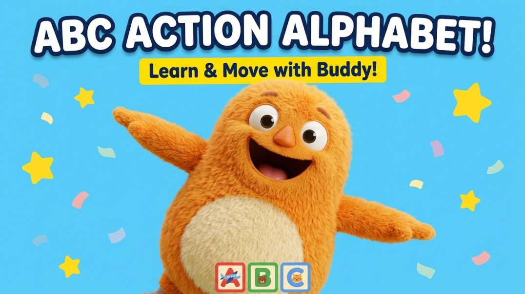 ⁣ABC Action Alphabet! Learn Letters & Move Your Body with Buddy