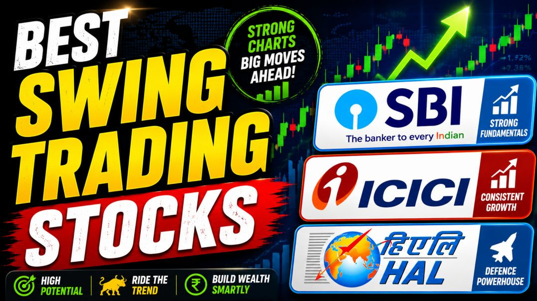 ⁣Top Swing Trading Opportunities | SBI, ICICI & HAL | Stock Market Planner