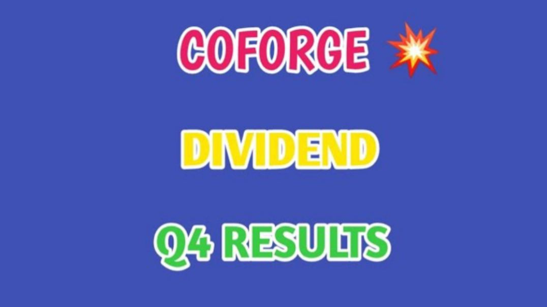 ⁣COFORGE Q4 RESULTS 2025🔴COFORGE💥Q4 RESULTS 2025⚡DIVIDEND🔷️STOCK MARKET @ STOCK MARKET PLANNER