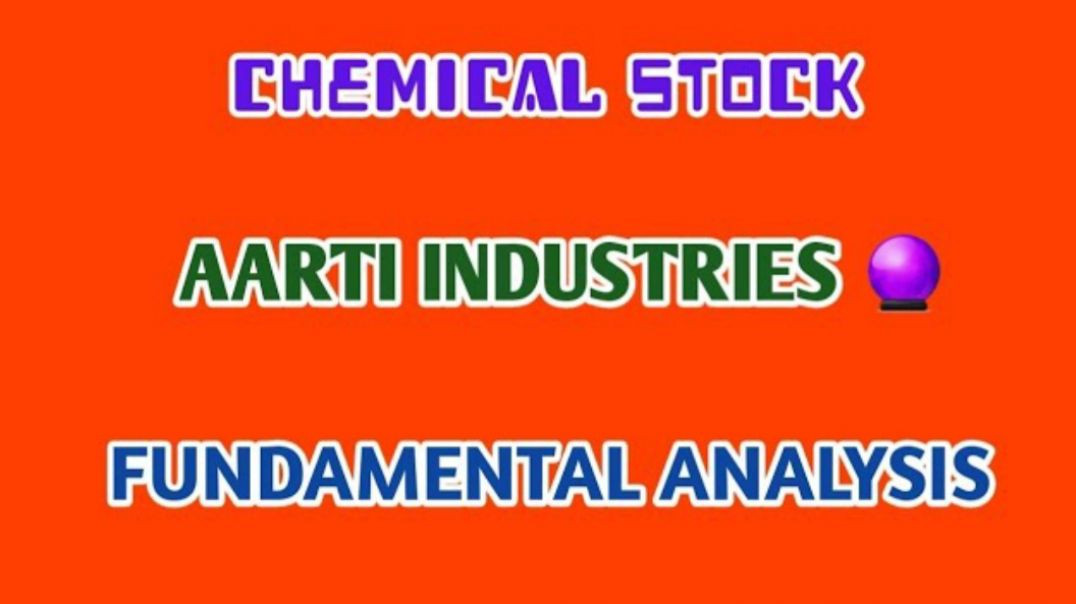 ⁣AARTI INDUSTRIES FUNDAMENTAL ANALYSIS💥AARTI INDUSTRIES🔴FUNDAMENTAL ANALYSIS @ STOCK MARKET PLANNER