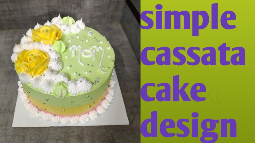 ⁣Cassata cake recipe 🎂