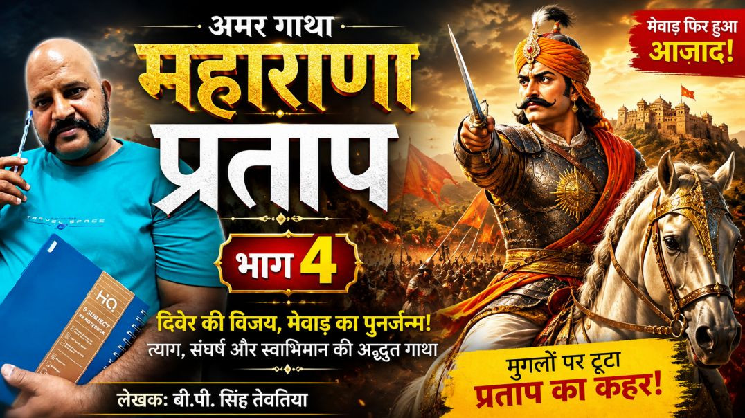 ⁣अमर गाथा महाराणा प्रताप भाग 4 | दिवेर की विजय | Maharana Pratap Story | BP Singh Tewatia | Nikki 901