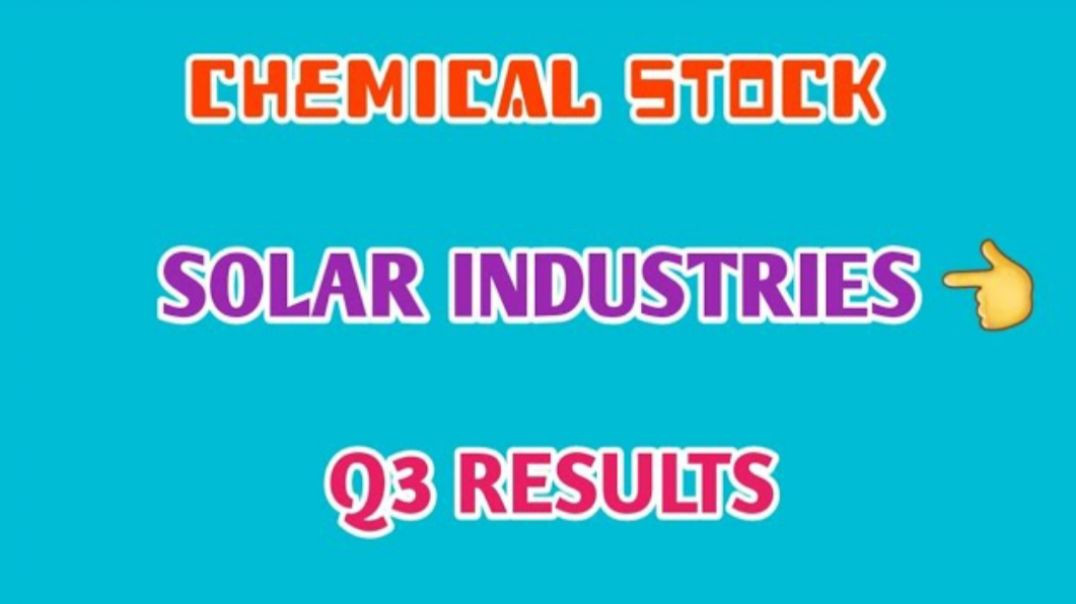⁣SOLAR INDUSTRIES RESULT👈SOLAR INDUSTRIES Q3 RESULTS🔴Q3 RESULTS @ STOCK MARKET PLANNER
