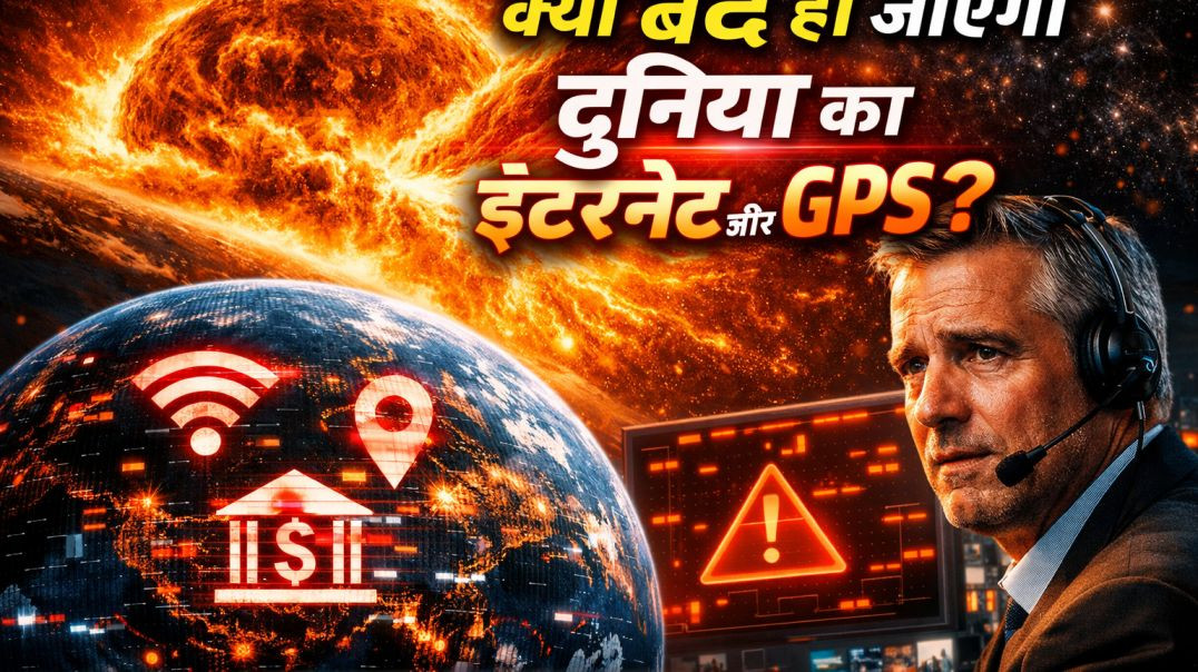 ⁣21% का रहस्य: क्या बंद हो जाएगा दुनिया का इंटरनेट और GPS? ⚠️ Solar Storm Alert!