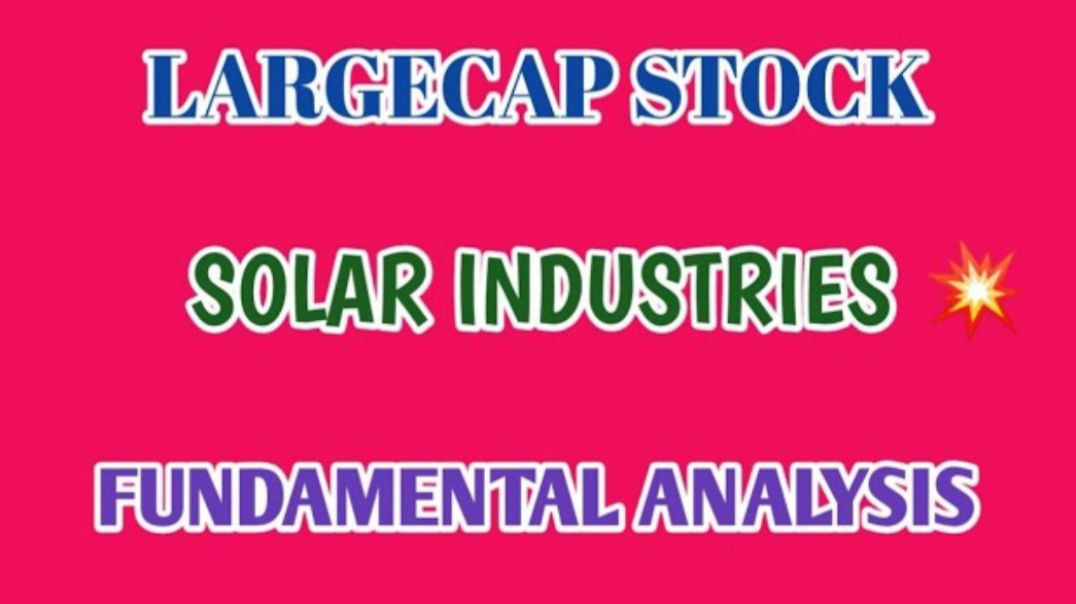 ⁣SOLAR INDUSTRIES FUNDAMENTAL ANALYSIS💥SOLAR INDUSTRIES SHARE🔴FUNDAMENTAL ANALYS@STOCK MARKET PLANNER