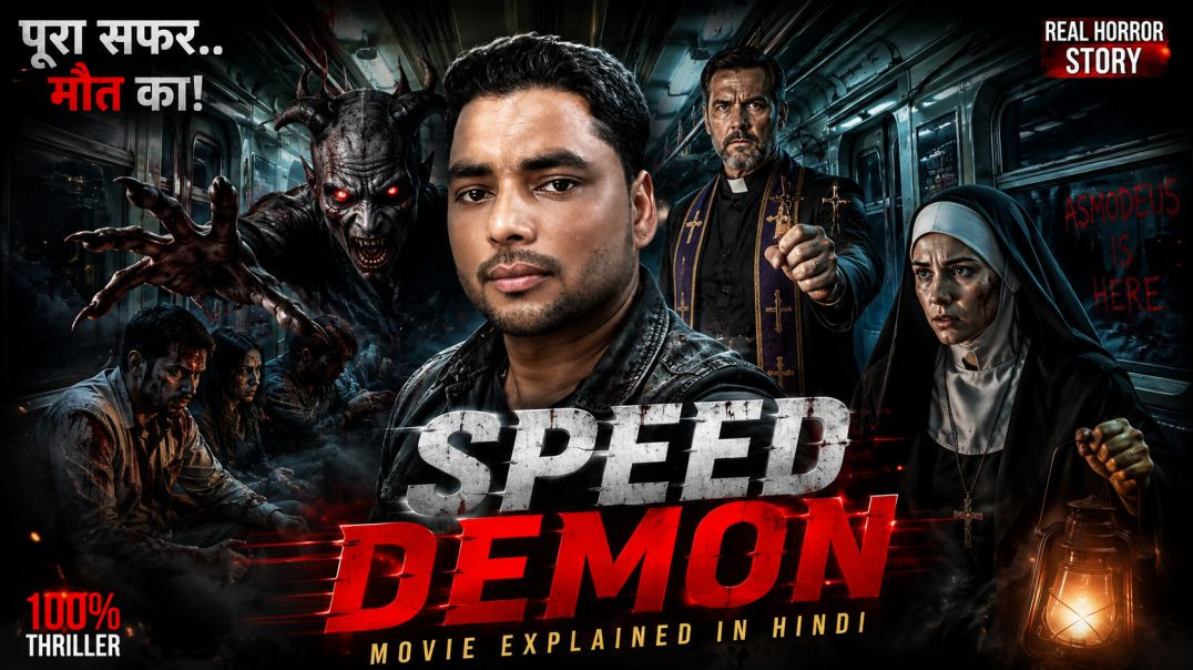 ⁣Speed Demon 👿 Hollywood Movie Explained in Hindi | Horror Thriller Story #moviestalk