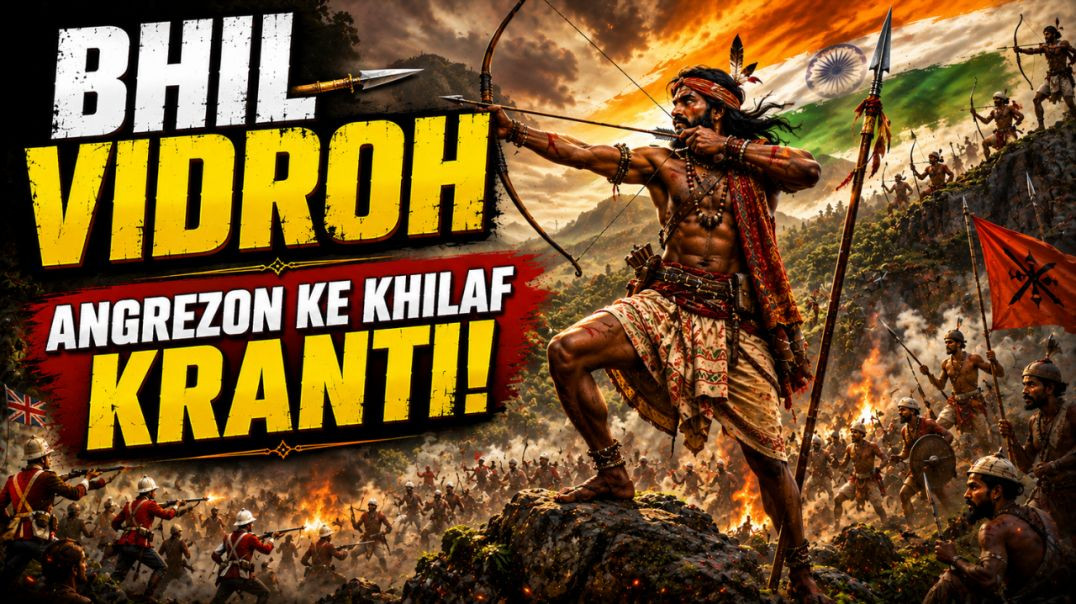 ⁣⁣Bhil Vidroh ⚔ | Angrezon Ke Khilaf Adivasi Janandolan 🇮🇳🔥 | #shorts