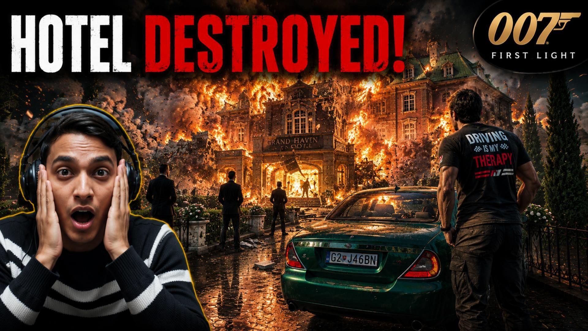 ⁣007 First Light Gameplay Part 4 🔥 | Hotel Destroyed! 😱 Massive Explosion Mission | Hindi Gameplay