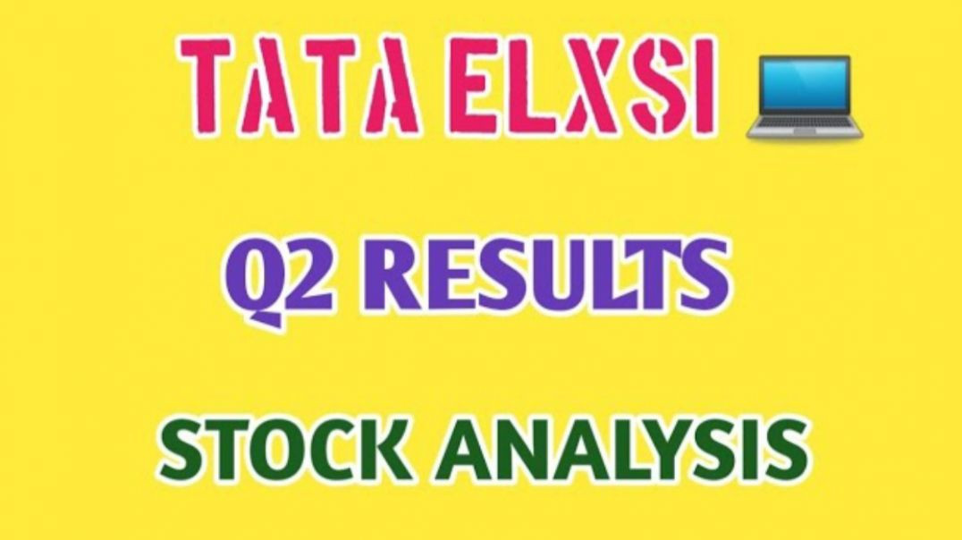 ⁣TATA ELXSI Q2 RESULTS⚡TATA ELXSI STOCK ANALYSIS🔥TATA ELXSI⭕Q2 RESULTS @ STOCK MARKET PLANNER