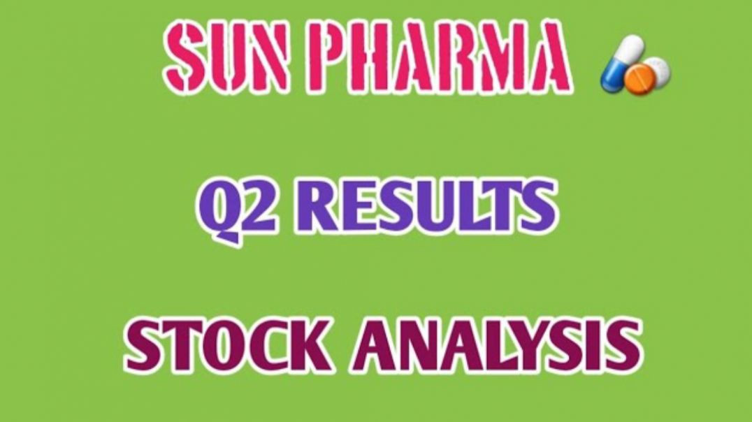 ⁣SUN PHARMA Q2 RESULT🔥SUN PHARMA STOCK ANALYSIS🔴SUN PHARMA SHARE @ STOCK MARKET PLANNER