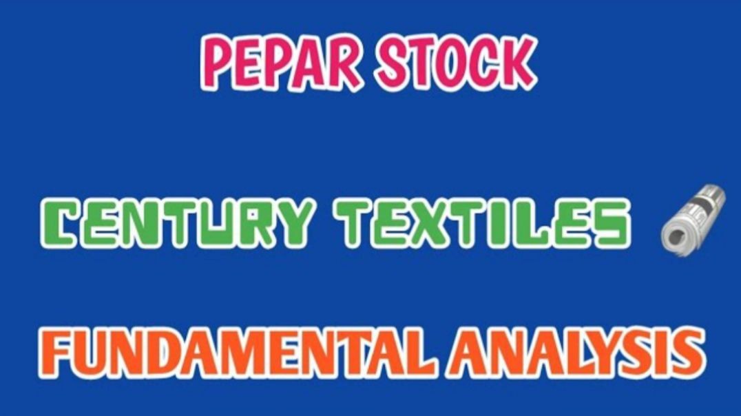 ⁣CENTURY TEXTILES FUNDAMENTAL ANALYSIS⭕CENTURY TEXTILES SHARE @ STOCK MARKET PLANNER