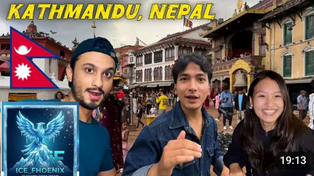 ⁣Exploring Kathmandu with Local Friends Travel with ice Fhoenix iskin 26🇳🇵