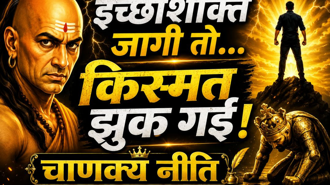 ⁣लगन जागी तो किस्मत झुक गई! | चाणक्य नीति की बड़ी सीख 👑