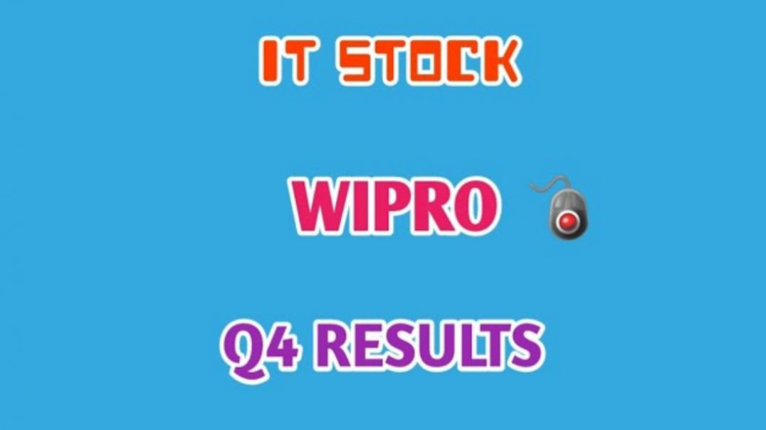 ⁣WIPRO Q4 RESULTS🔴Q4 RESULTS🔷️WIPRO NET PROFIT⭕WIPRO SHARE💥STOCK MARKET @ STOCK MARKET PLANNER