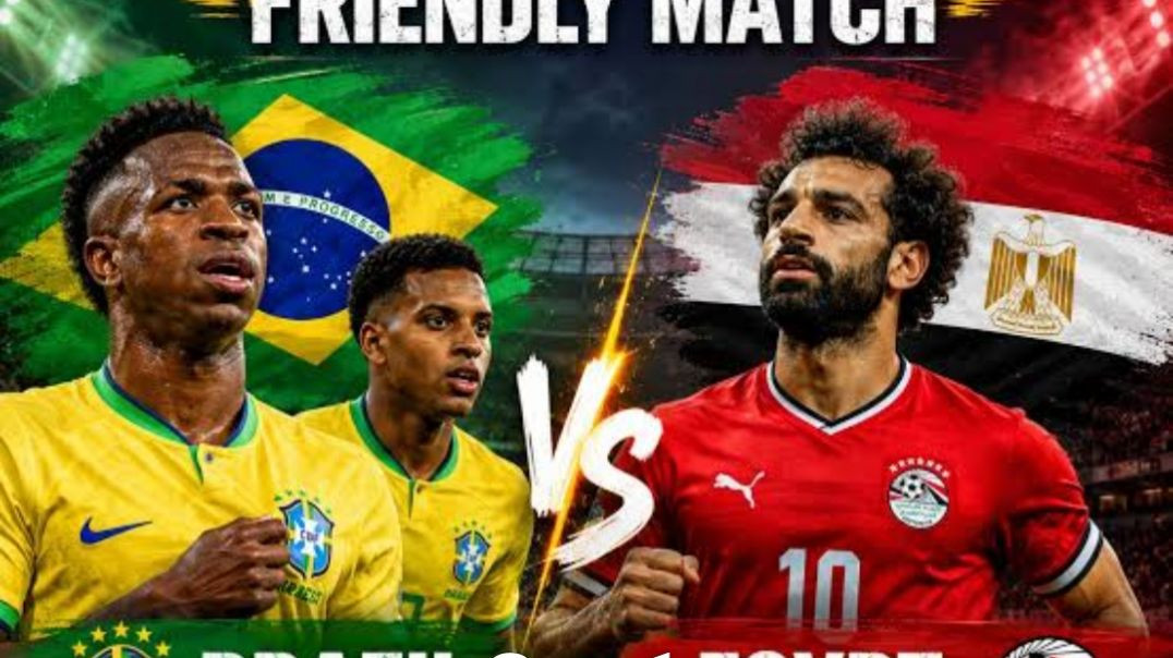 ⁣BRAZIL 🇧🇷 3 Vs 1 🇪🇬 EGYPT FRIENDLY FOOTBALL MATCH HIGHLIGHTS