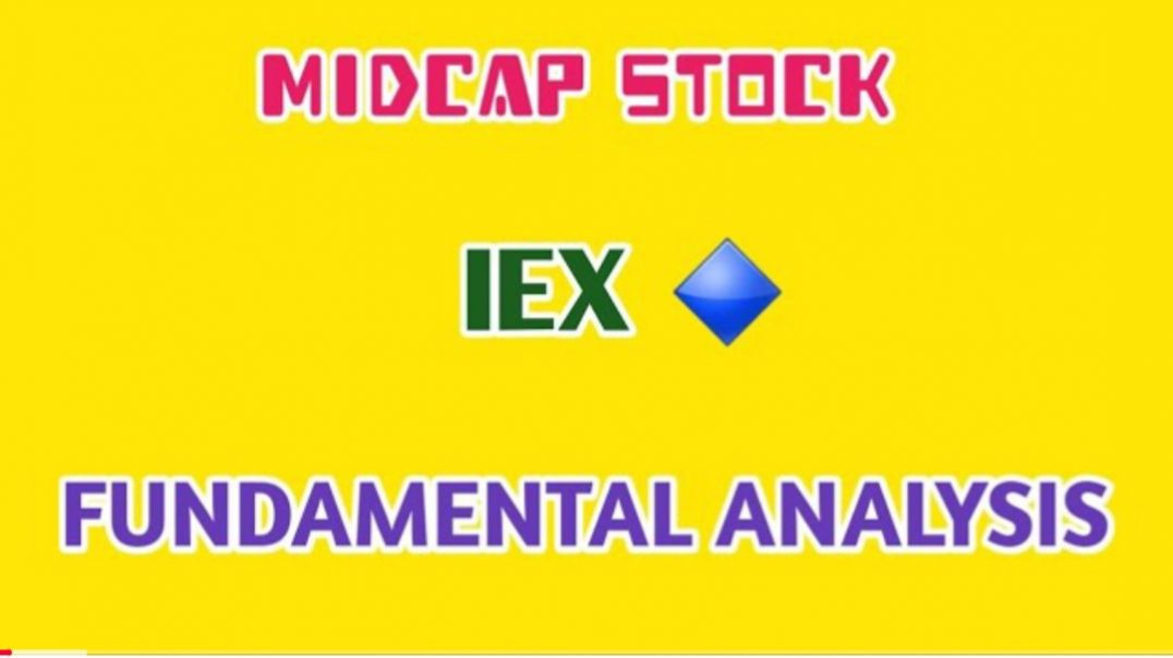 ⁣IEX FUNDAMENTAL ANALYSIS🔴IEX👈FUNDAMENTAL ANALYSIS🔷️MIDCAP STOCK @ STOCK MARKET PLANNER