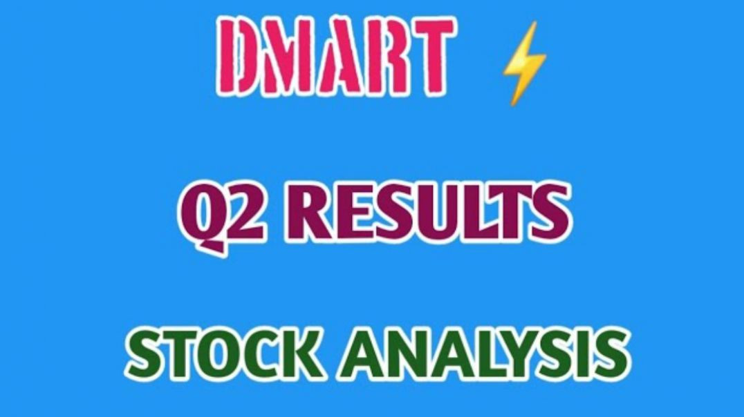 ⁣DMART Q2 RESULTS🔥DMART SHARE ANALYSIS🍎DMART SHARE⭕Q2 RESULTS @ STOCK MARKET PLANNER