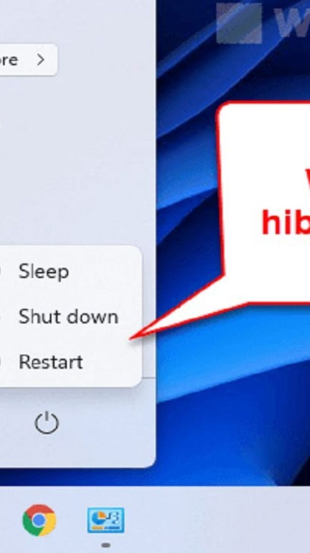 Show or Hide Hibernate Option in Windows