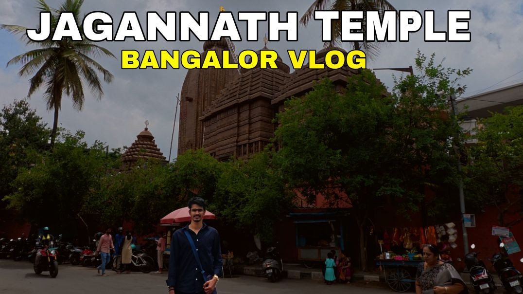 ⁣Jagannath Temple Bangalore| Monty k vlogs