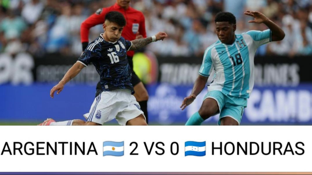 ⁣Argentina 2 vs 0 Honduras Full Game Highlights