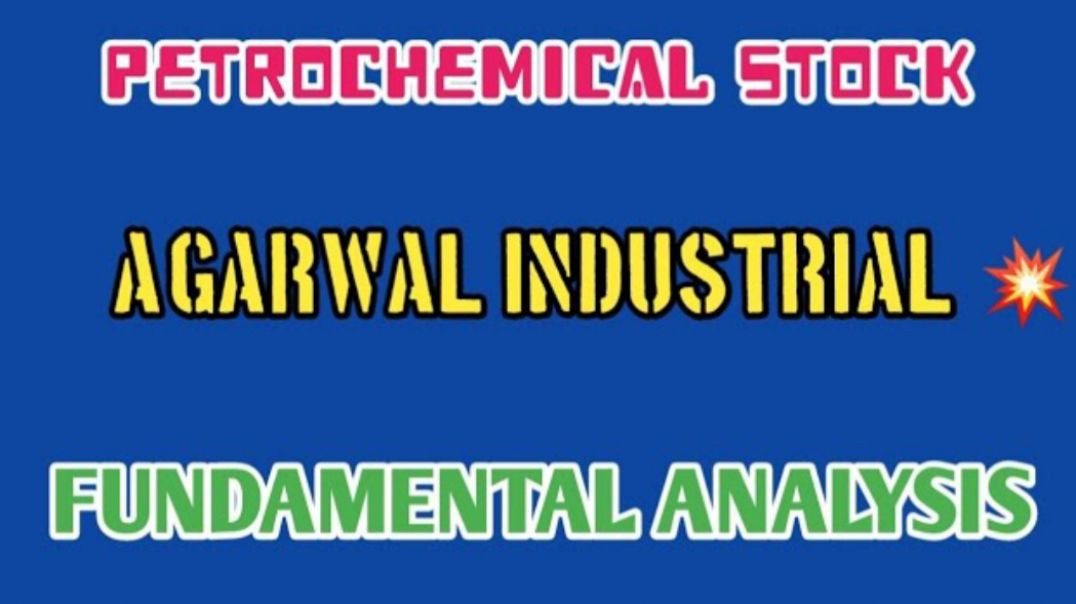 ⁣AGARWAL INDUSTRIAL SHARE ANALYSIS💥AGARWAL INDUSTRIAL FUNDAMENTAL ANALYSIS @ STOCK MARKET PLANNER