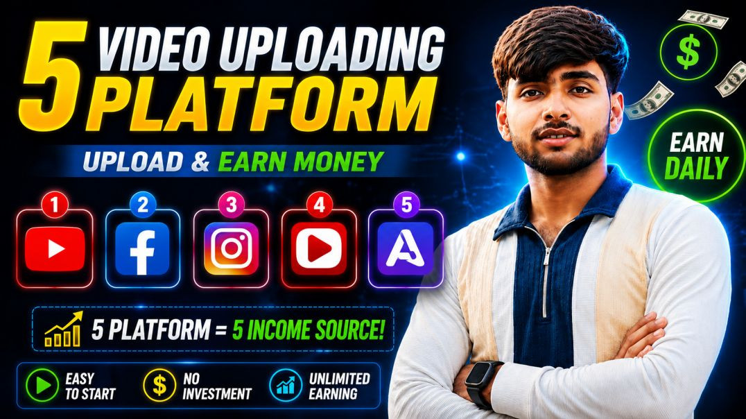 ⁣🔥1 VIDEO = 5X EARNING! _ 😱 YOUTUBE SE BHI JYADA PAISA _ SECRET PLATFORMS JO KOI NAHI BATATA #apps