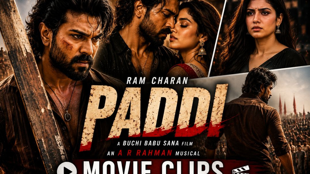 ⁣🔥 PADDI (2026) Full Movie HD | Ram Charan, Janhvi Kapoor, Shruti Haasan | Action Romance Drama | Fan