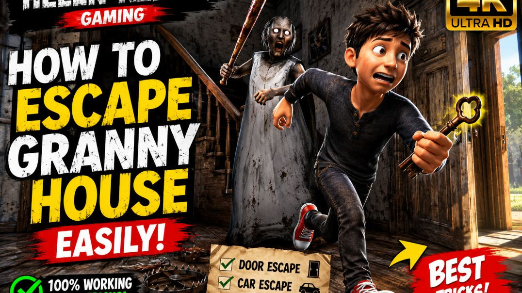 ⁣How to escape granny house easily