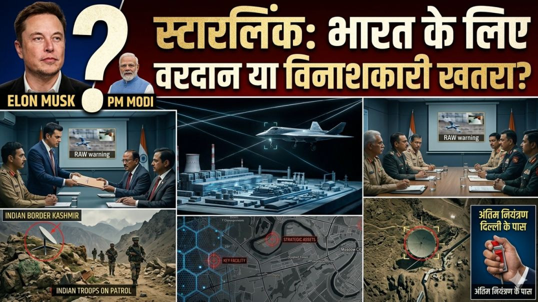 ⁣स्टारलिंक: भारत के लिए वरदान या विनाशकारी खतरा? | Starlink India National Security